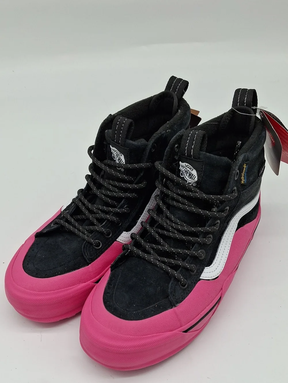 Vans Sk8-Hi MTE-2 Dip Hydroguard Waterproof Boots Black Suede Pink